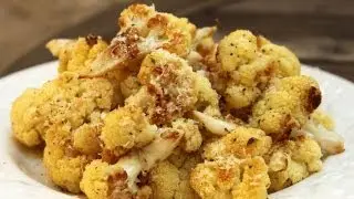 How to Make Garlic Roasted Cauliflower - Oven Roasted Cauliflower Recipe