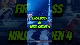 Схватка с первым боссом в Ninja Gaiden 4