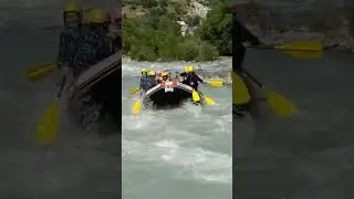 La Durance en raft - Rapide du Pont de Fer