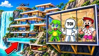 Tu as dépensé 1 000 000 € pour le MEILLEUR MANOIR à FLANC DE FALAISE sur Roblox !