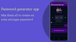 how to use Password Generator App