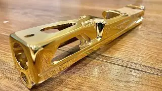 Lamborghini Made a Glock slide?! ￼24k Gold Smooth Mirror Finish