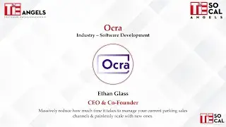 Ocra Pitch Deck | TiE Global Angels Investor Summit 2023