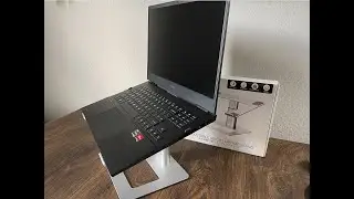 Laptop Stand, BoYata Ergonomic Aluminum Height Adjustable Computer Stand Laptop Holder