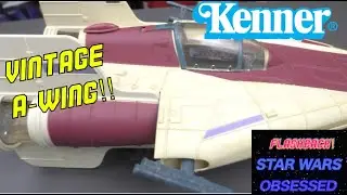 Kenner Vintage Droids A-Wing Fighter Vehicle #starwars #kennerstarwars