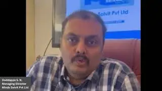 Digital Karnataka's USA Roadshow: A testimonial by Doddappa S.N., Minds Solvit Pvt Ltd