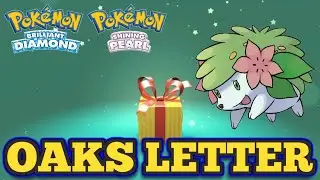 Oaks Letter Mystery Gift Pokemon Brilliant Diamond/Shining Pearl