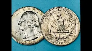 1959 Quarters -  Look For Type B Reverse