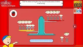Caillou&nbsp;: Apprentissage du poids sur balance pour enfants (test du jeu 1080p) - TapTapTales officiel