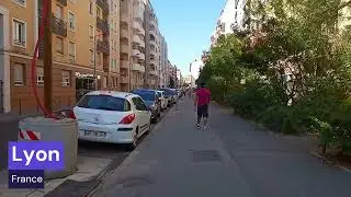 Walk through Lyon street in France || France street