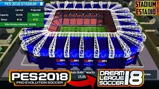 [New] Customise Dream League Soccer 18 Stadium Like PES 2018 &diams; Build PES 18 Stadium in DLS 18 &diams;