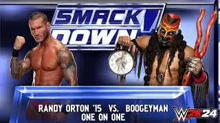 WWE 2k24 - Randy Orton vs Boogeyman: Single Match at Smackdown 