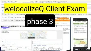 Search quality rater exam phase 3 | welocalize client exam 3