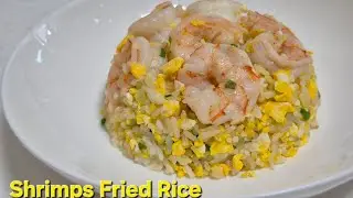 Easy Ding Tai Fung Style Shrimp Fried Rice 虾仁蛋炒饭 #shorts #shrimp #friedrice #rice #cooking #recipe