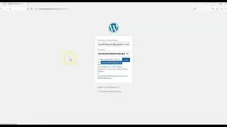 WordPress Dashboard login Error