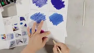 How to transfer an oil pastel design