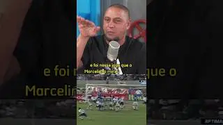 Roberto Carlos fala sobre cobran&ccedil;a de falta de Marcelinho Carioca no PodPah #shorts #Corinthians