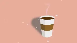 Today's coffee-Blended with Spring & flutter(Motion graphics animation)