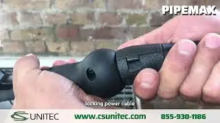 Weld Seam Remover and Railing Finisher | Electric Pipe Belt Grinder | PipeMax