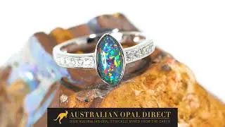 Opal Rings, Opal Wedding Rings, Black Opal Rings - Australian Opal Direct | Worldwide Shipping