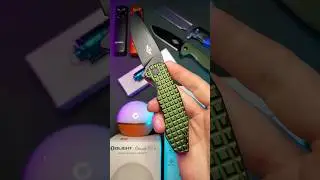 NEW OKNIFE SPURDOG with OD Green FRAG  #edc #knife #shorts