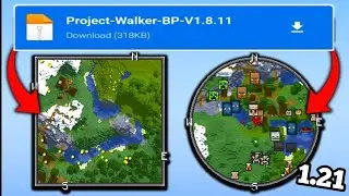 Download the map mod in Minecraft mobile 1.21📱✅️