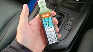 How to mix 50 to 1. With one of these 100ml bottles. #michaelstoolbench #stihl #gardenequipment