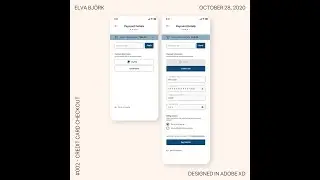 UX/UI Time Lapse - Checkout Process (Daily UI 002)