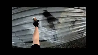 Graffiti weekend/ train line. Explosion of paints