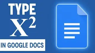 How To Type Square Symbol In Google Docs | Superscript Number