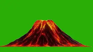 Green Screen Volcano Effects 4K UHD