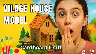How to make model of village | Village model for school project ideas | House Design