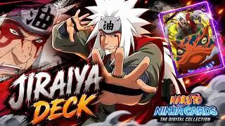 ㊗️NARUTO NINJA CARDS JIRAIYA TOAD SAGE DECK IS INSANE