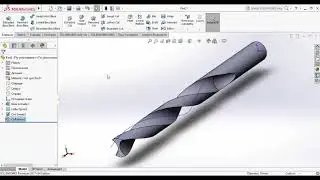 .Episode 20) Comment Créer un foret mecanique sur Solidworks)