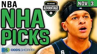 No House Advantage NBA Player Prop Bets Today (11/3/22) | vs The House Picks