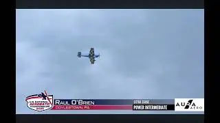 Flying the Intermediate Known sequence at the 2025 U.S. National Aerobatic Championship