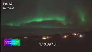Live Aurora stream from The Golden Circle in Iceland