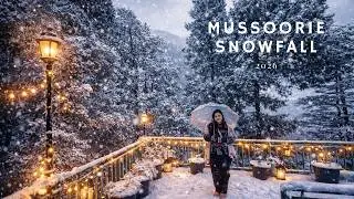 Aaj Mussoorie Me Heavy Snowfall! ❄️😍