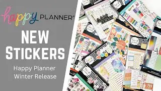 NEW Sticker Books - Happy Planner Winter Release 2022 Sticker Book Flip Through
