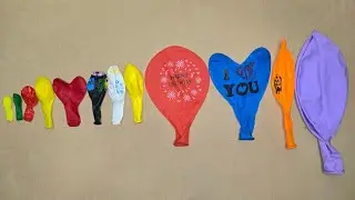 Satisfying ASMR Colorful Balloons Popping Completion 🎈✨