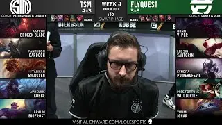 TSM vs FLY - 2020 LCS Spring Week 4 Day 2 - Team SoloMid vs FLYQuest