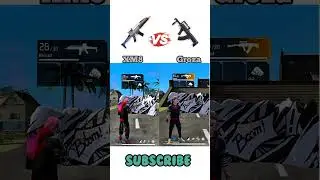 XM8 VS GROZA 😱 CHARACTER & GUN ABILITY TEST 🤯 IN FREE FIRE MAX 🔥 | #freefire #viral