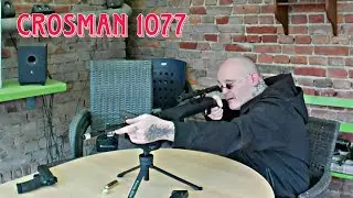 Crosman 1077 Test und Zielfernrohr einballern 😁🤠💥