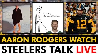 Steelers Talk LIVE: Aaron Rodgers Watch + 2025 NFL Free Agency Tracker - Day 5
