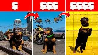 CACHORRO POBRE vs CACHORRO RICO vs CACHORRO MEGA RICO NO GTA 5!!!!