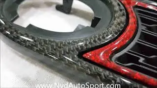Mini R56, R57, R58, R59 RED carbon fiber side scuttles