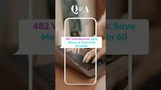 482 Visa Secrets: SaveMoney & Time in 60 Seconds! #australia482visa, #australiaworkvisa