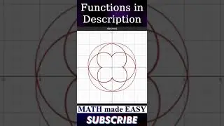 chaotic epicycloid parametric curve sketch b=sqrt a (4 of 7) Holst Jupiter Desmos graph calc #Shorts