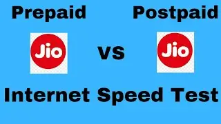 Jio Prepaid vs Jio postpaid internet speed test