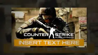 Free GFX: Free CS:GO Thumbnail Template 2D / PSD
